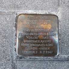Stolperstein dedicated to Josef Faust
