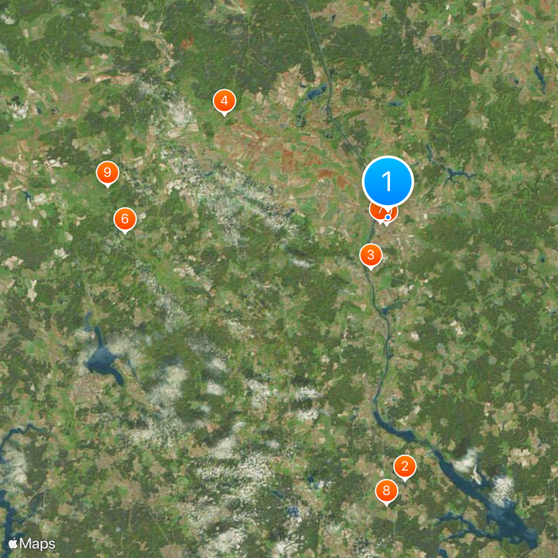 Dmitrovsky District Map