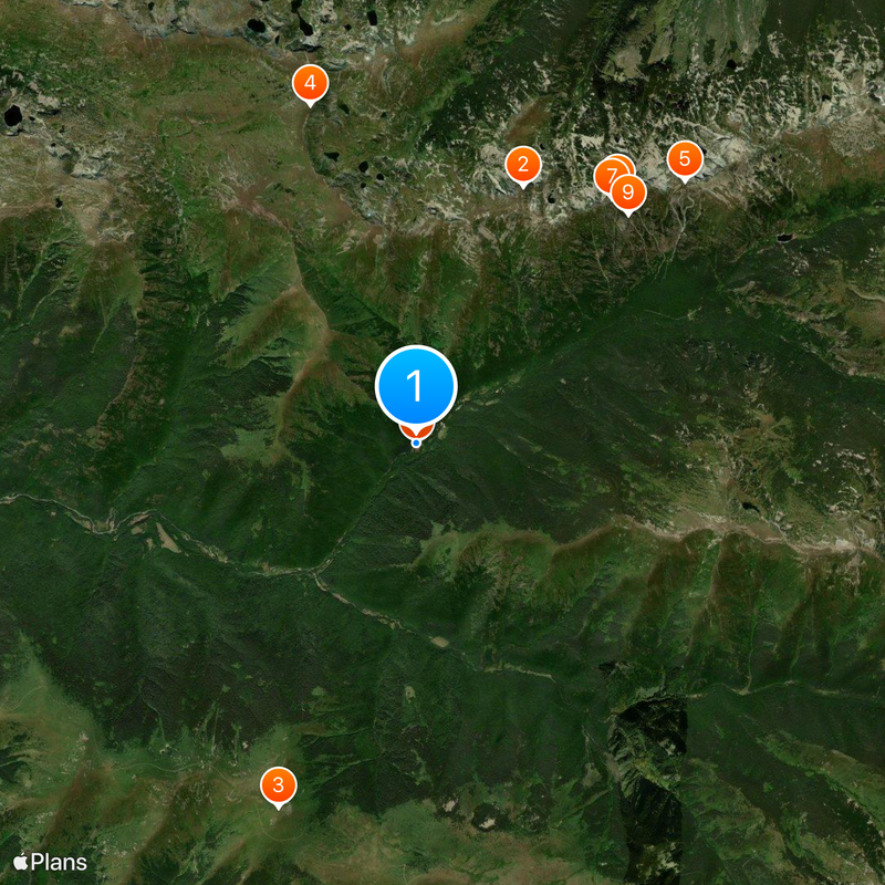 Monastère de Rila Carte