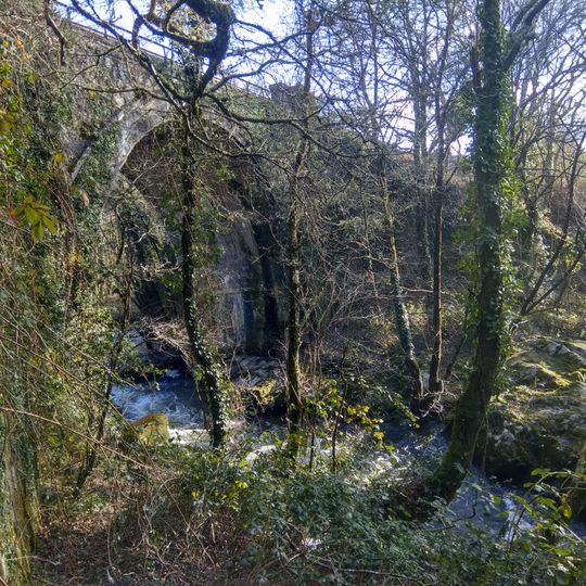 Railway bridge between A Espiñeira and Samel