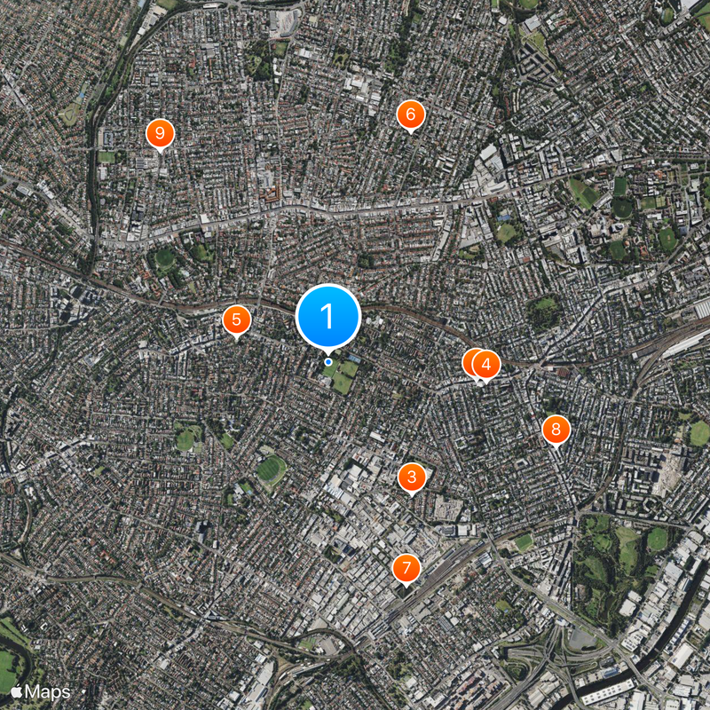 Newington College Map