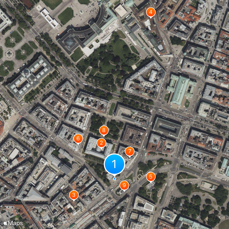 Secession Building Map