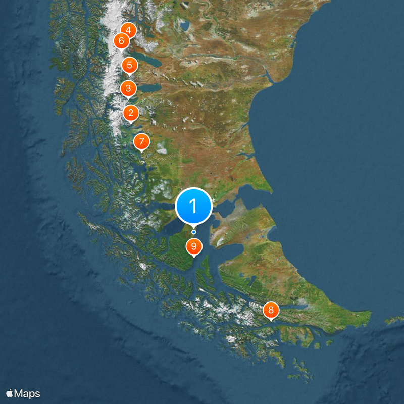 Magellan and the Chilean Antarctic Region Map