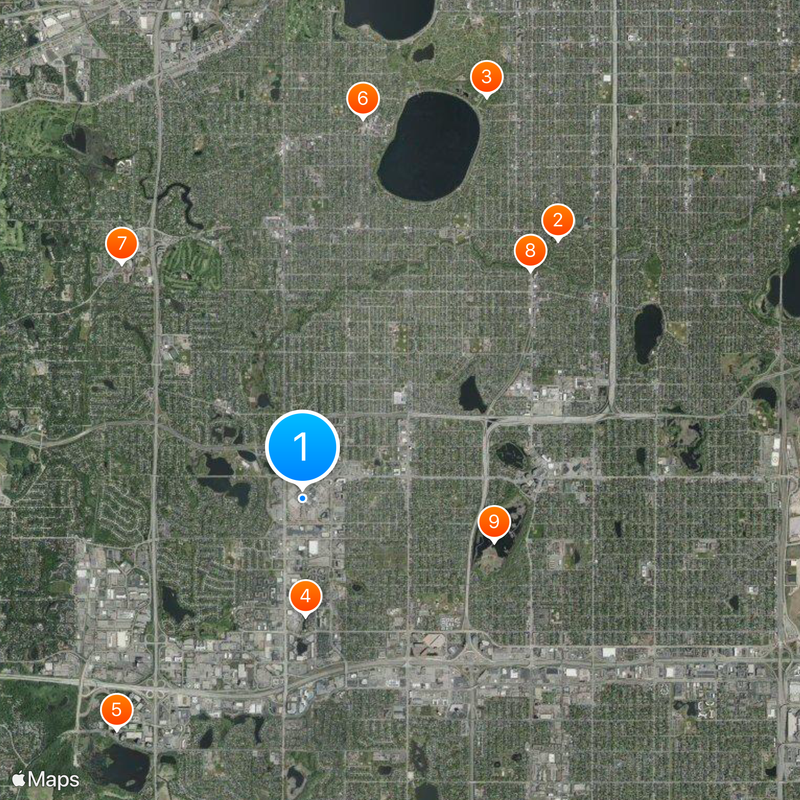 Southdale Center Map