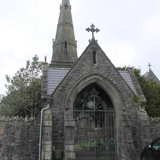 Lych-gate And Churchyard Wall At The Church Of St Twrog