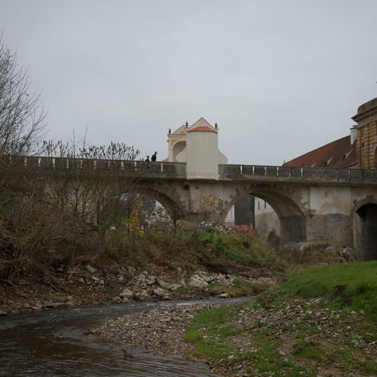 Bridge of Latrán street over the Polečnice
