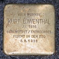 Stolperstein en memoria de Kurt Löwenthal