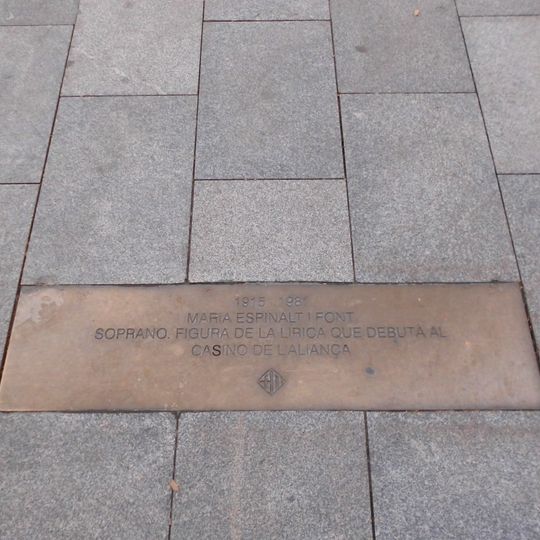 A Maria Espinalt i Font