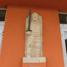 Socha rytíře Rolanda (tržní panák) ve Stonařově