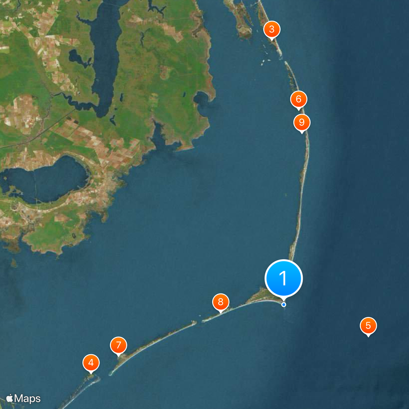 Cape Hatteras Map