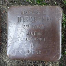 Stolperstein dedicated to Therese Meier