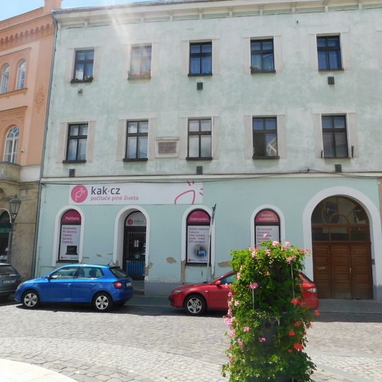 Pamětní deska Vítězslava Kappera v Mladé Boleslavi