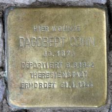 Stolperstein em memória de Dagobert Cohn