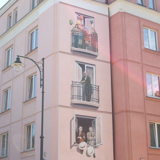 Zamenhof's mural in Białystok
