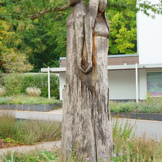 Eichholzskulptur