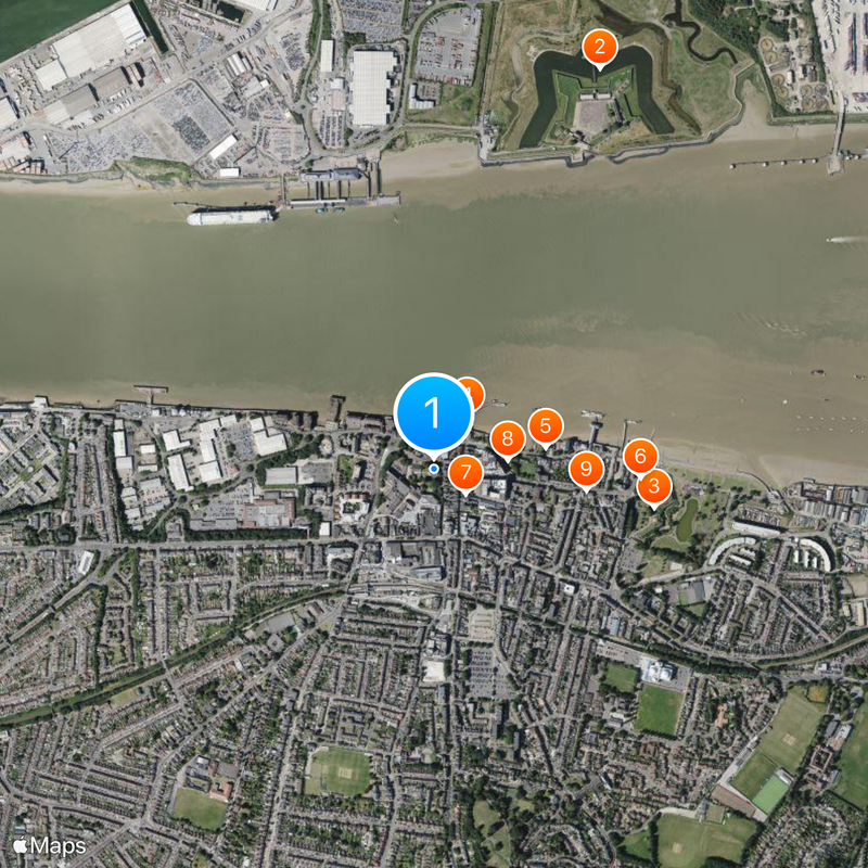St George's Church, Gravesend Map