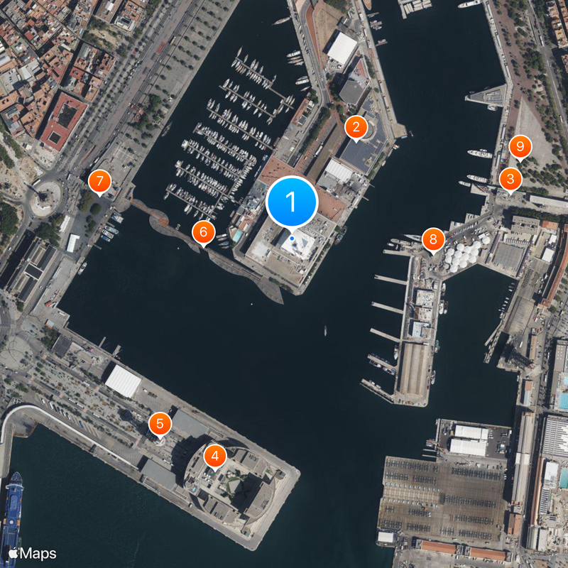 Maremagnum Map