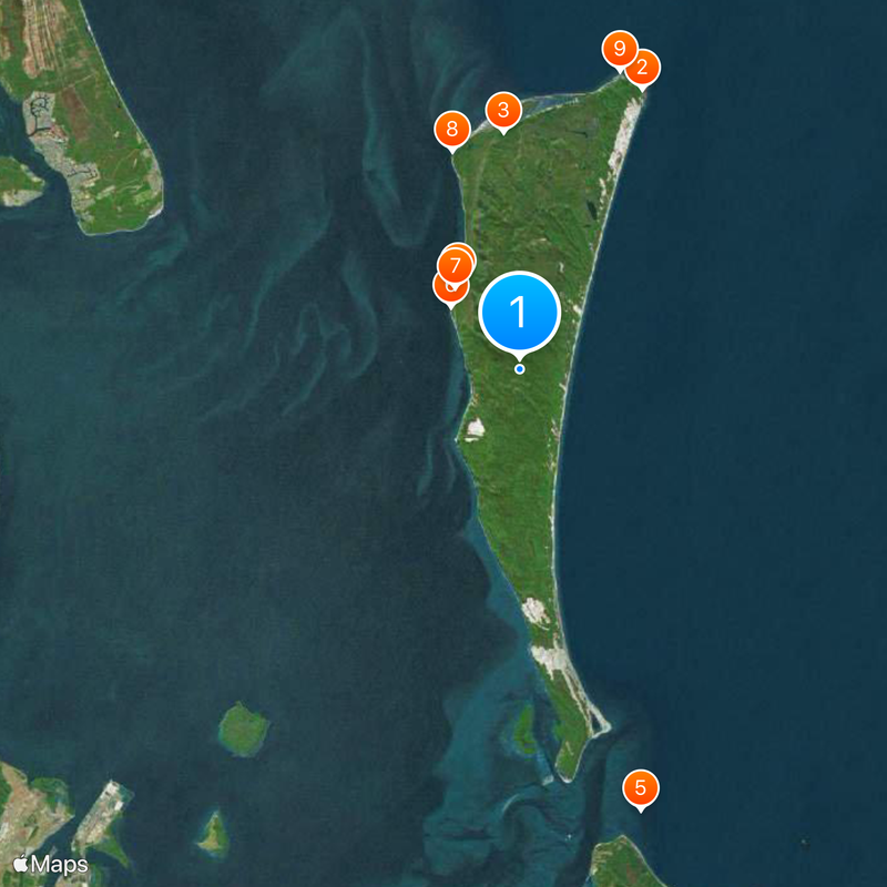 Moreton Island Map