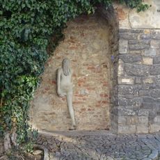 Socha Milenka císaře Rudolfa II. na zámku v Brandýse nad Labem