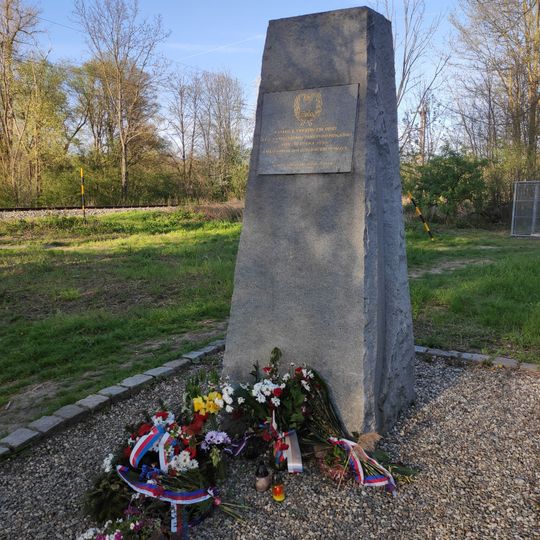 Pomník překročení Odry československými tankisty při osvobozování Ostravy