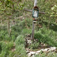 Holzkreuz im Tobelbachgraben