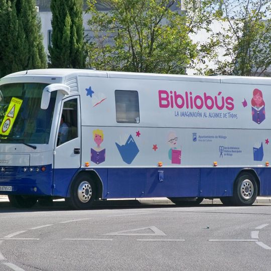 Bibliobús municipal de Málaga