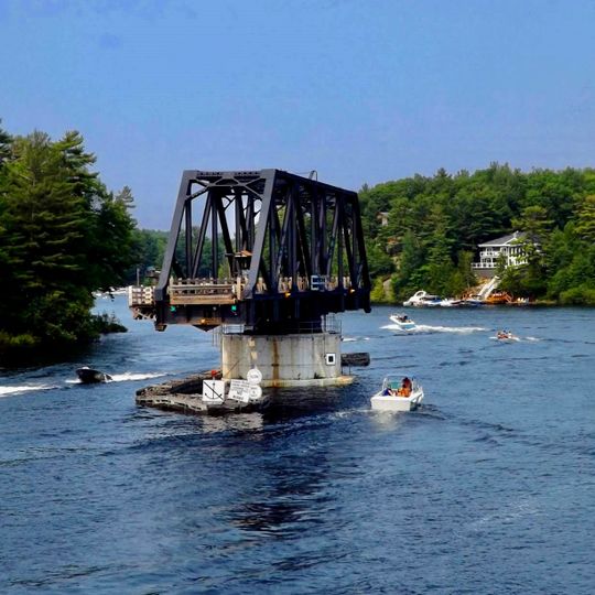 Wasauksing Swing Bridge