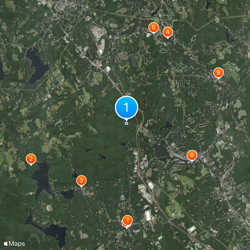 Purgatory Chasm State Reservation Mappa