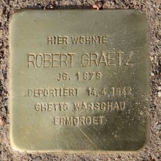 Stolperstein dedicated to Robert Graetz