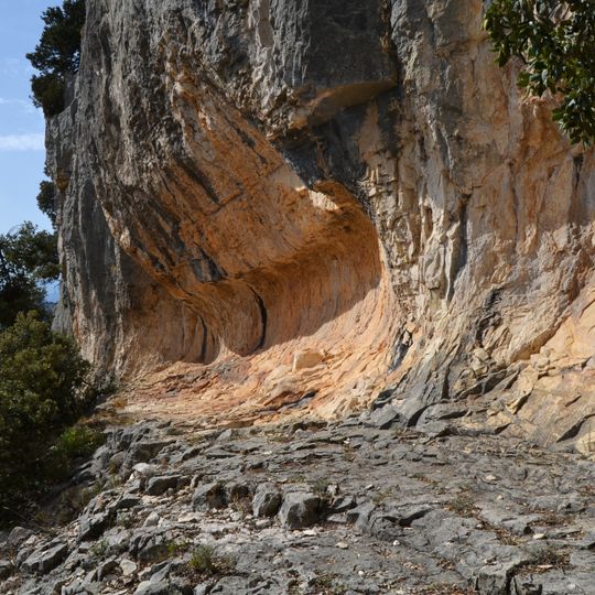 Cingle de la Mola Remígia, shelter 3