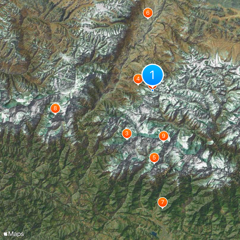 Thorong La Map