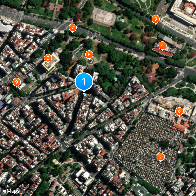 Ministry of Security of Argentina Map
