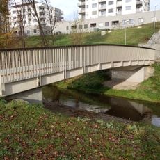 Lávka přes Rokytku v parku Zahrádky