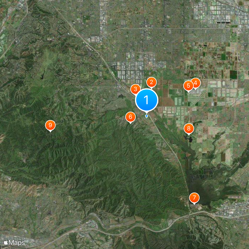Chino Hills High School Map