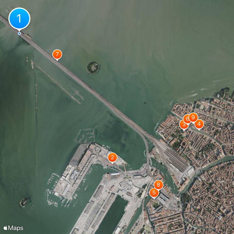 Ponte della Libertà Map