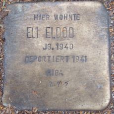 Stolperstein dedicated to Eli Eldod