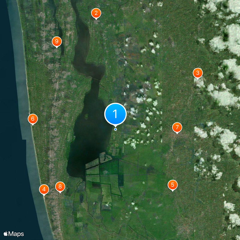 Kumarakom Map