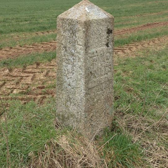 Milestone, 250m inside the Estate, beside road/track