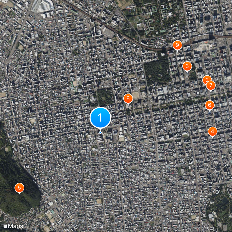 Sapporo Medical University Map