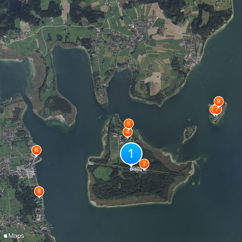 Herreninsel Map