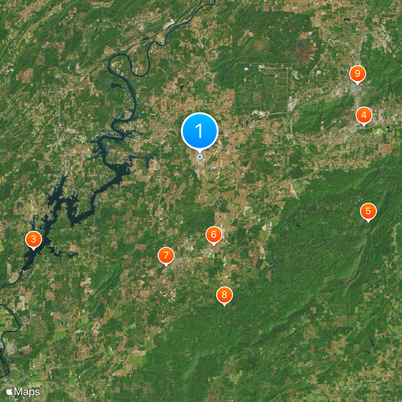 Talladega Superspeedway Carte