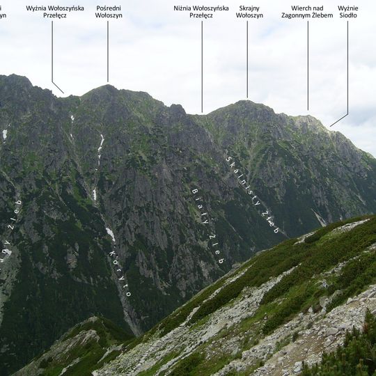 Wierch nad Zagonnym Żlebem