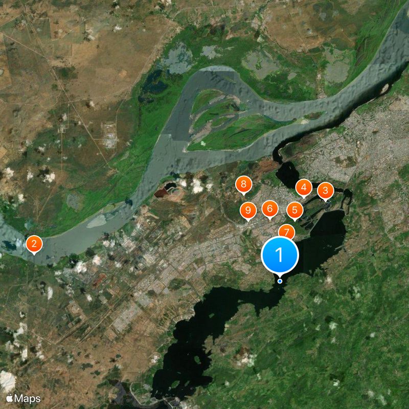 Municipio Caroní Map