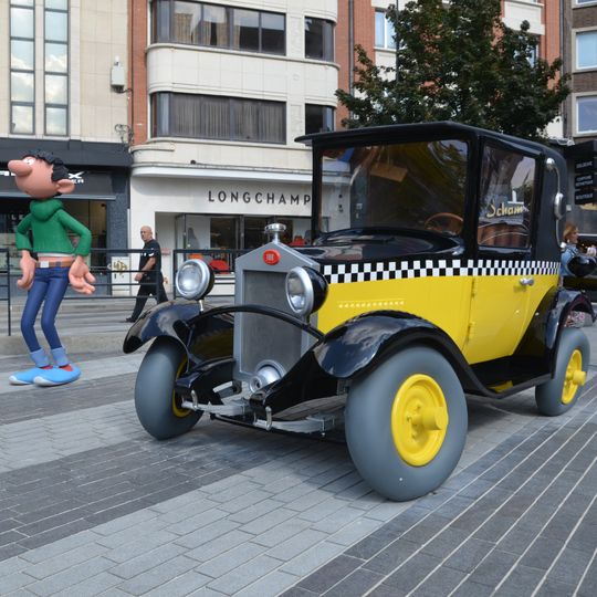 Statue de Gaston Lagaffe à Charleroi