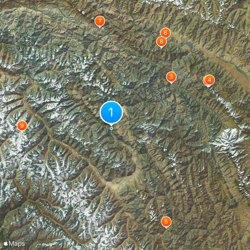 Zanskar River Map