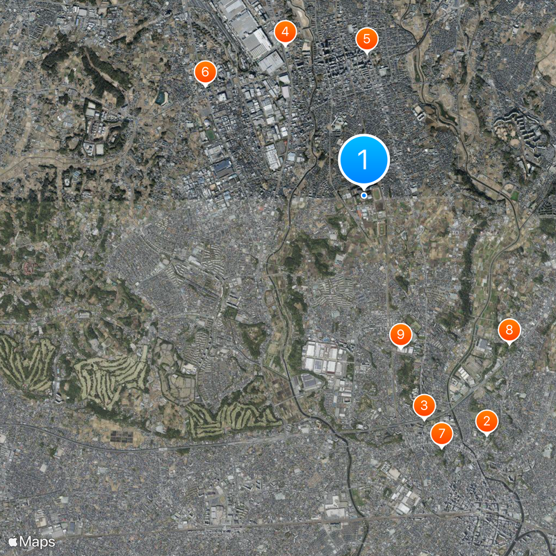 Nihonuniversitetets Fujisawagymnasium Map