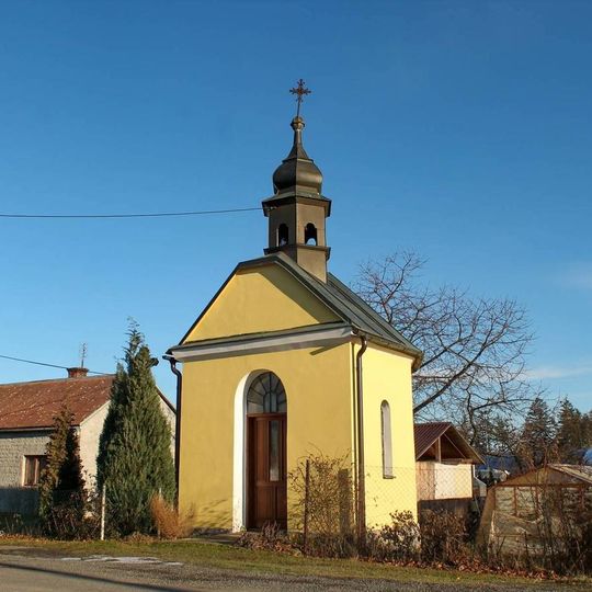 Kaple v Olešnici naproti hasičské zbrojnici