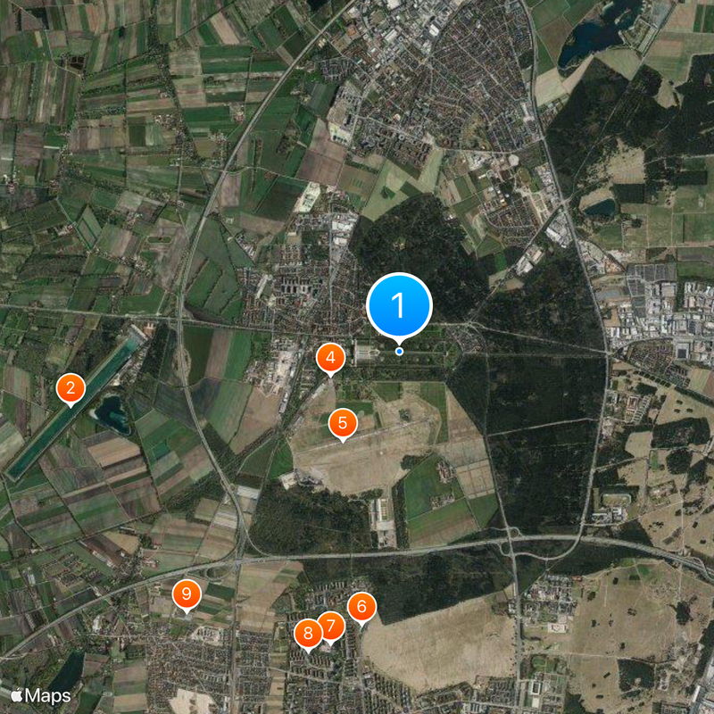Schleißheim palace complex Map