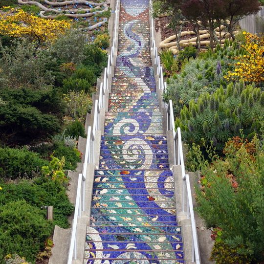16th Avenue Tiled Steps