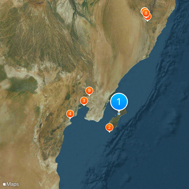 Masirah Island Map